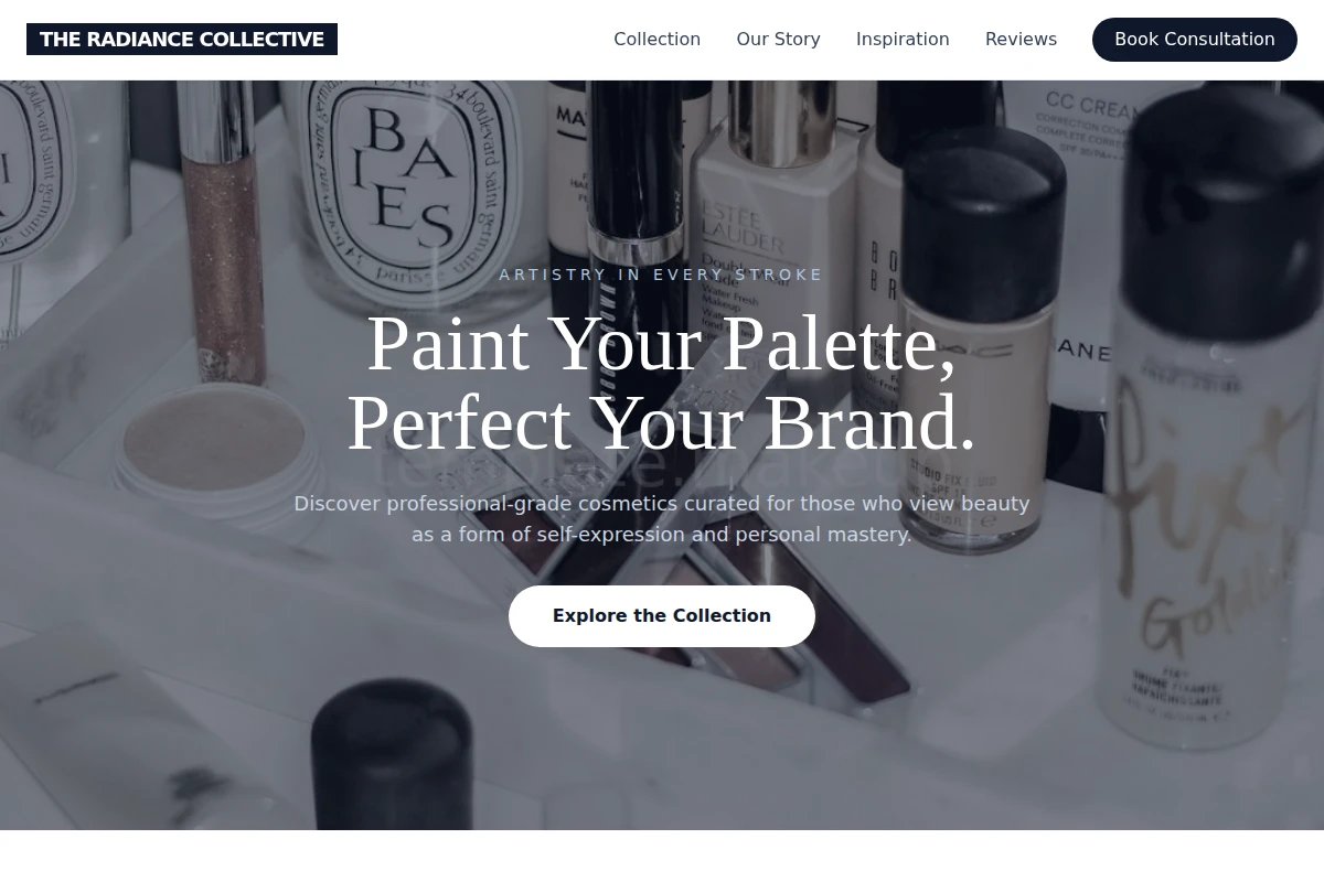 Setting Beauty Products